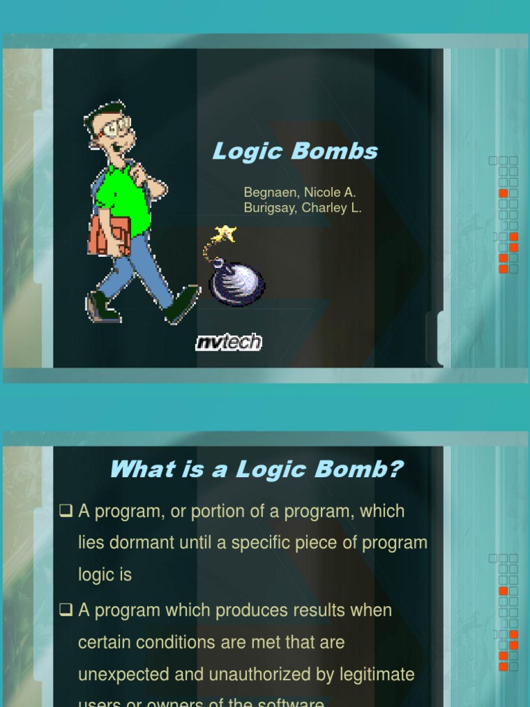 Logic Bombs Comp1 b Report Source Code Computer Virus Free 30day