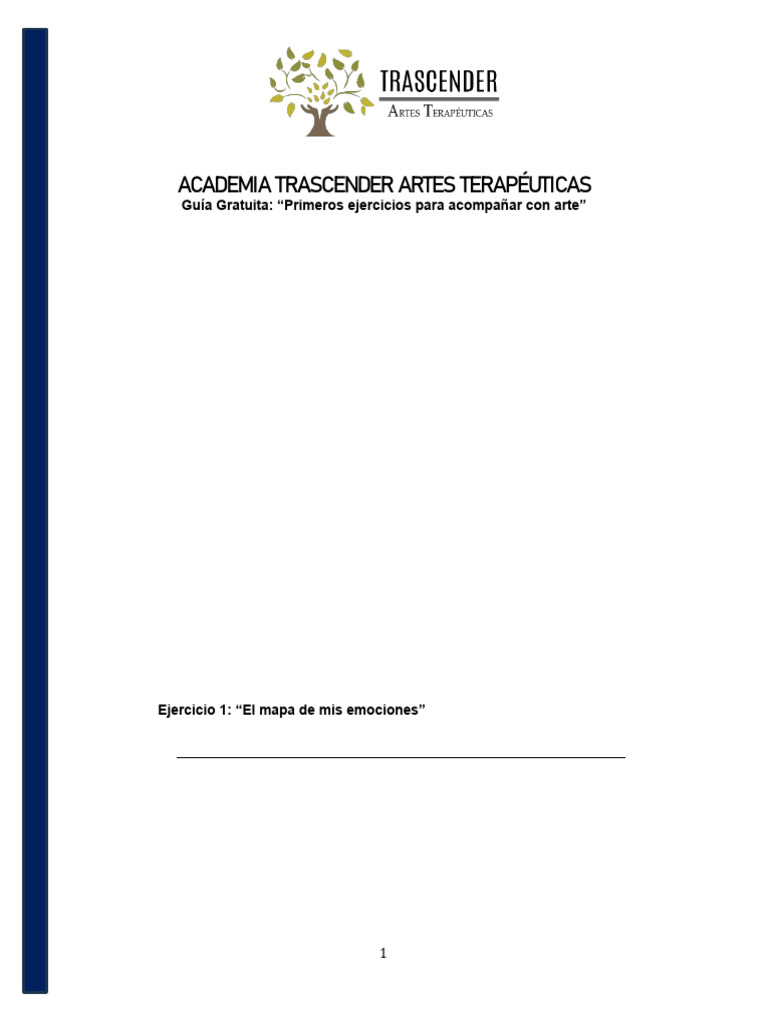 Ejercicios de Arteterapia para Facilitadores | PDF | Terapia artística ...