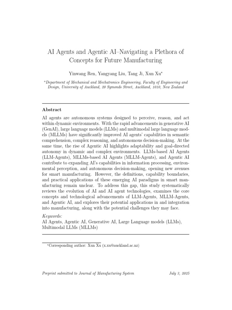 AI Agents in Smart Manufacturing | PDF | Artificial Intelligence ...