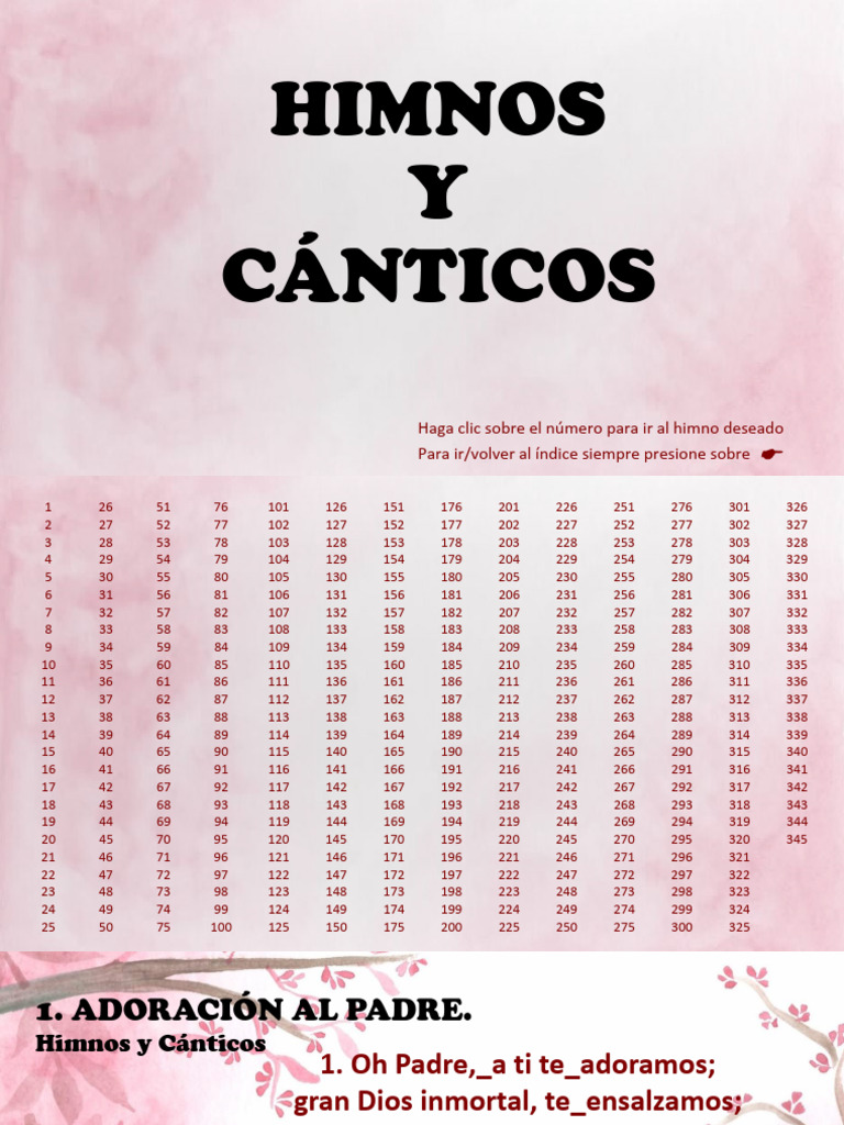 Himnos y Cánticos de Adoración | PDF | Cristo (título) | eucaristía