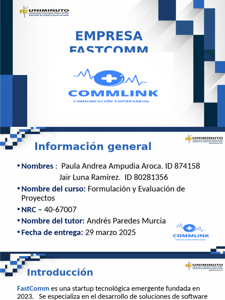 Lanzamiento de CommLink: Plan de Proyecto | PDF | Economias