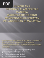 Faktor-faktor perkembangan industri pelancongan di 