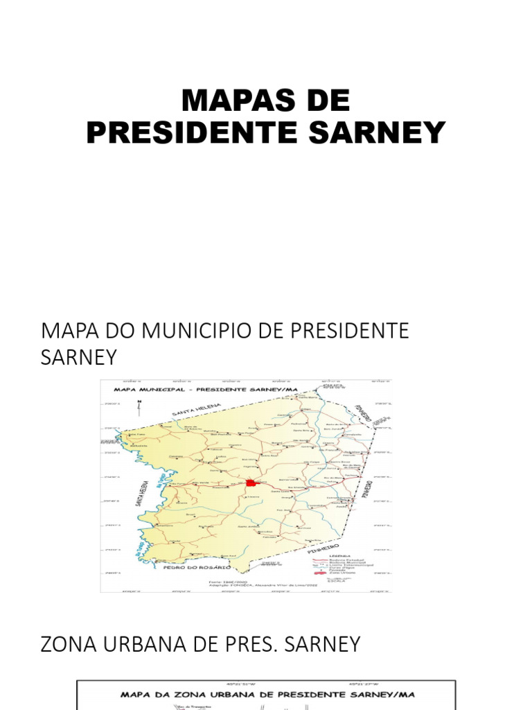 Mapas de Presidente Sarney | PDF