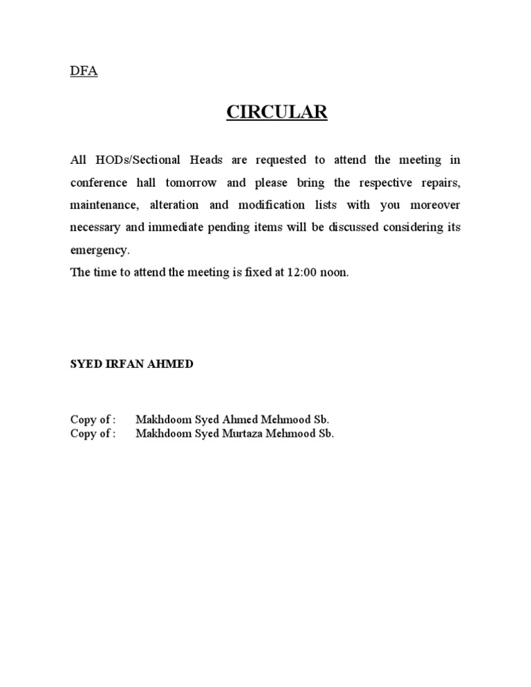 Circular | PDF | Business | Computers