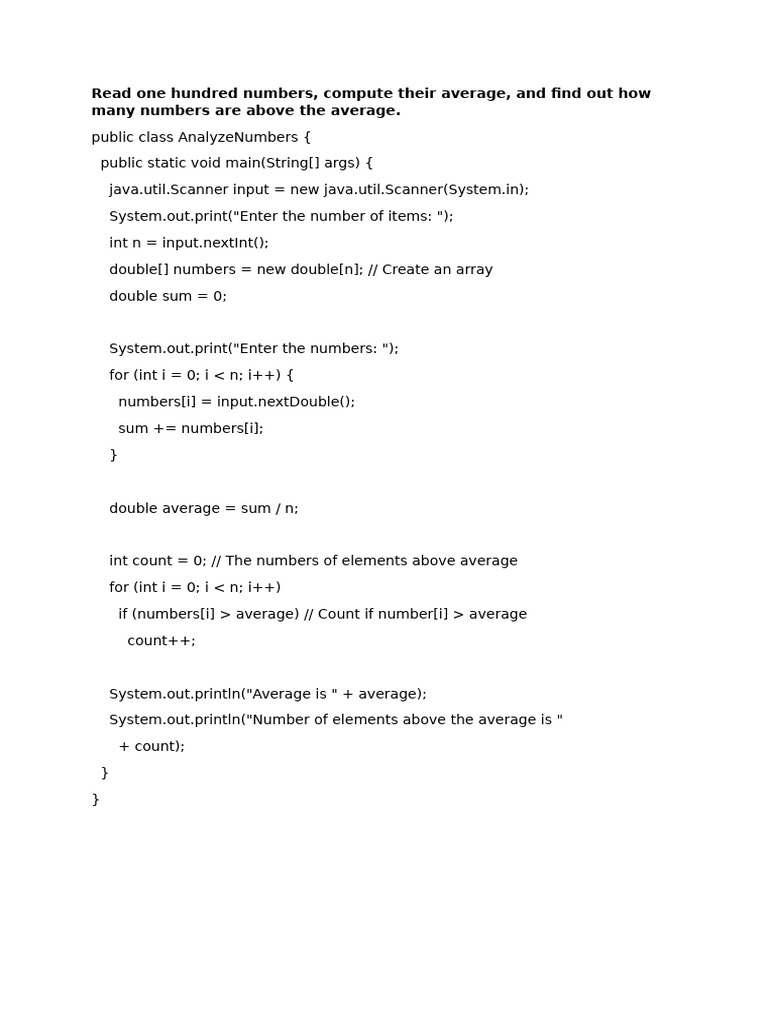 Java Programs for Number Analysis and Operations | PDF | Playing Cards ...