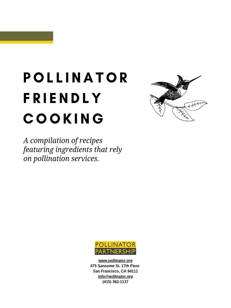 Pollinator-Friendly Cooking Recipes | PDF | Pollination | Salad