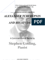 Alexander Tcherepnin and His Students: Stephen Gosling