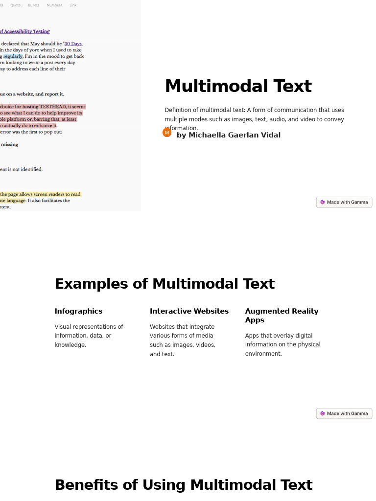 Understanding Multimodal Text Benefits | PDF | Information | Computing