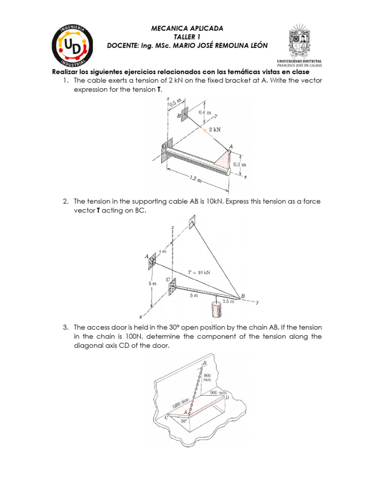 Rigid Member Support Analysis | PDF | Force | Rotation