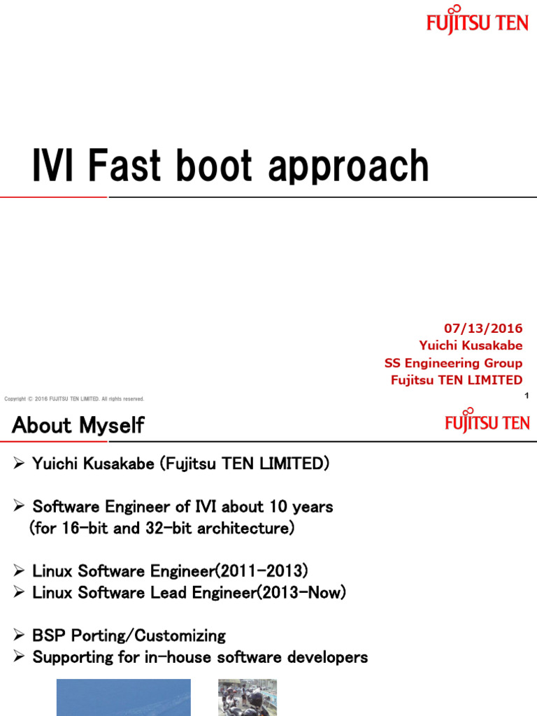 IVI Fast Boot Optimization Techniques | PDF | Booting | Kernel ...