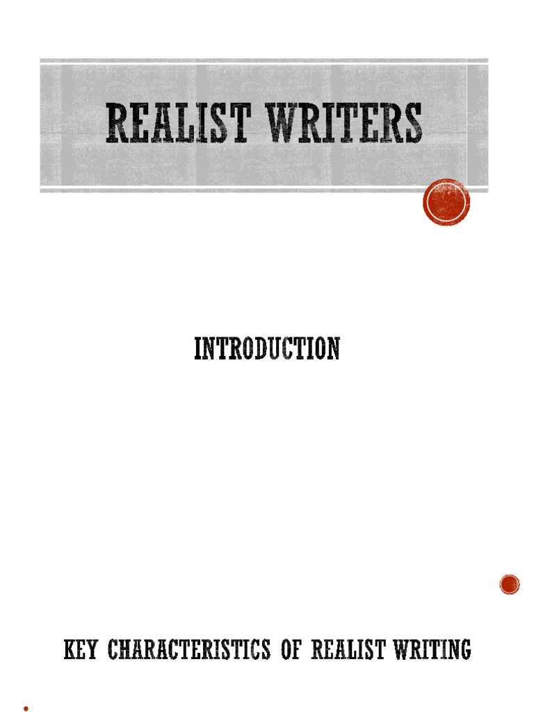 Realist Writers | PDF | Huckleberry Finn | Mark Twain
