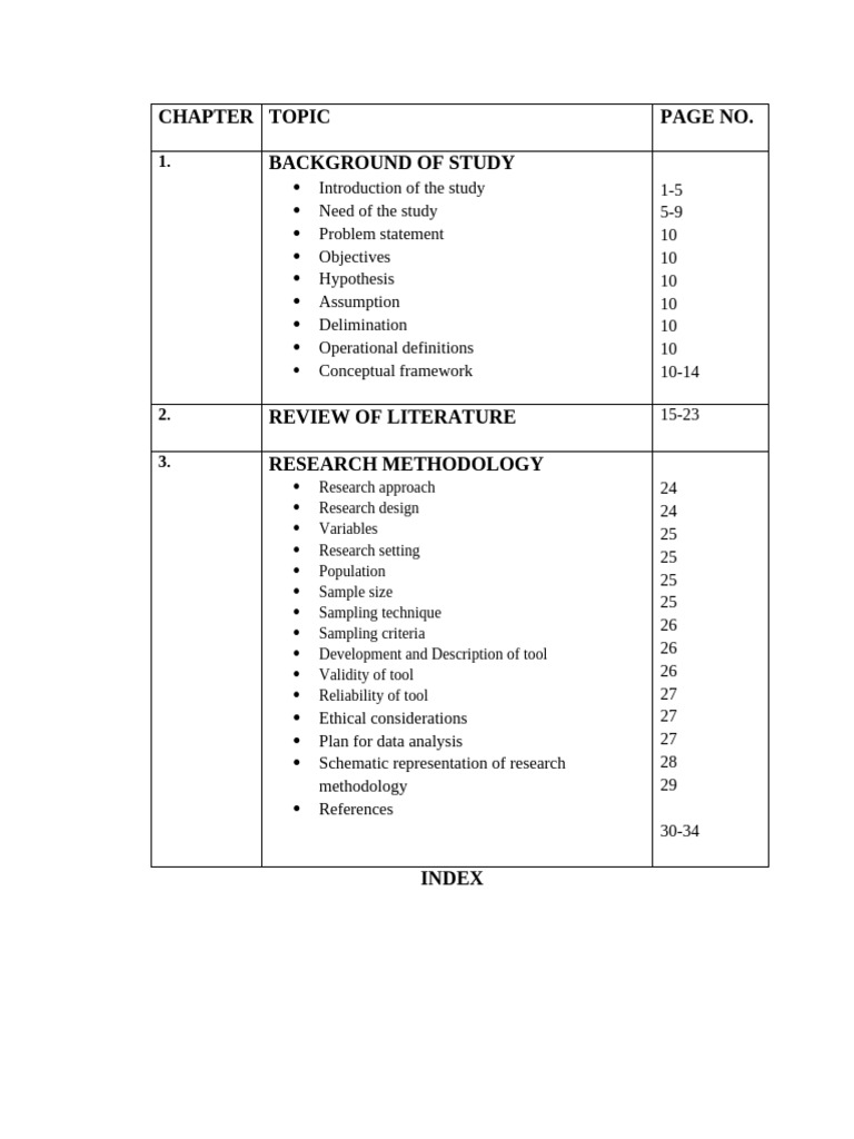 Research Study Framework Overview | PDF