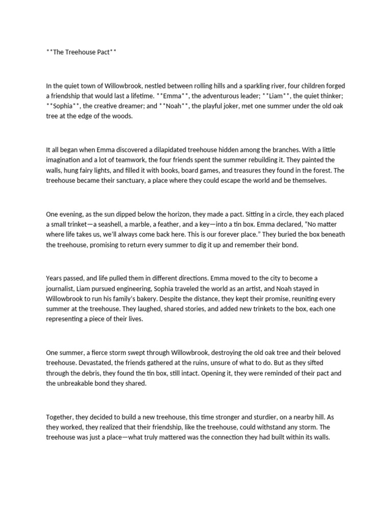 The Treehouse P-WPS Office | PDF