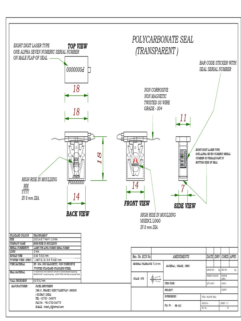 Drawing 4012-71 | PDF | Mechanical Engineering | Materials