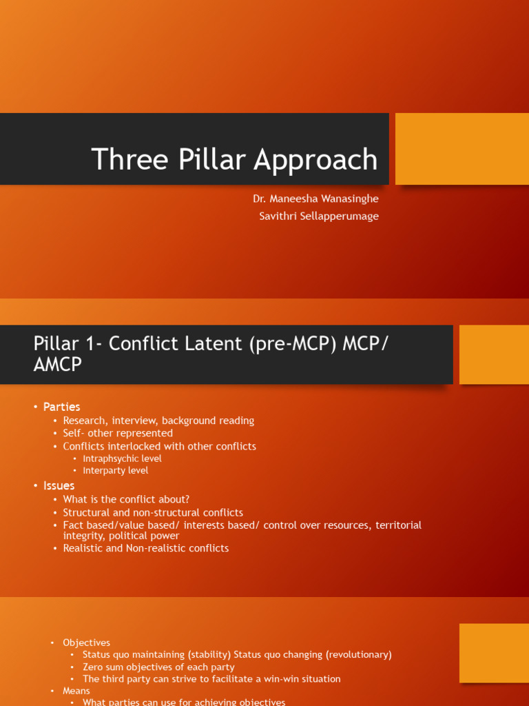 3 Pillar Approach Pdf