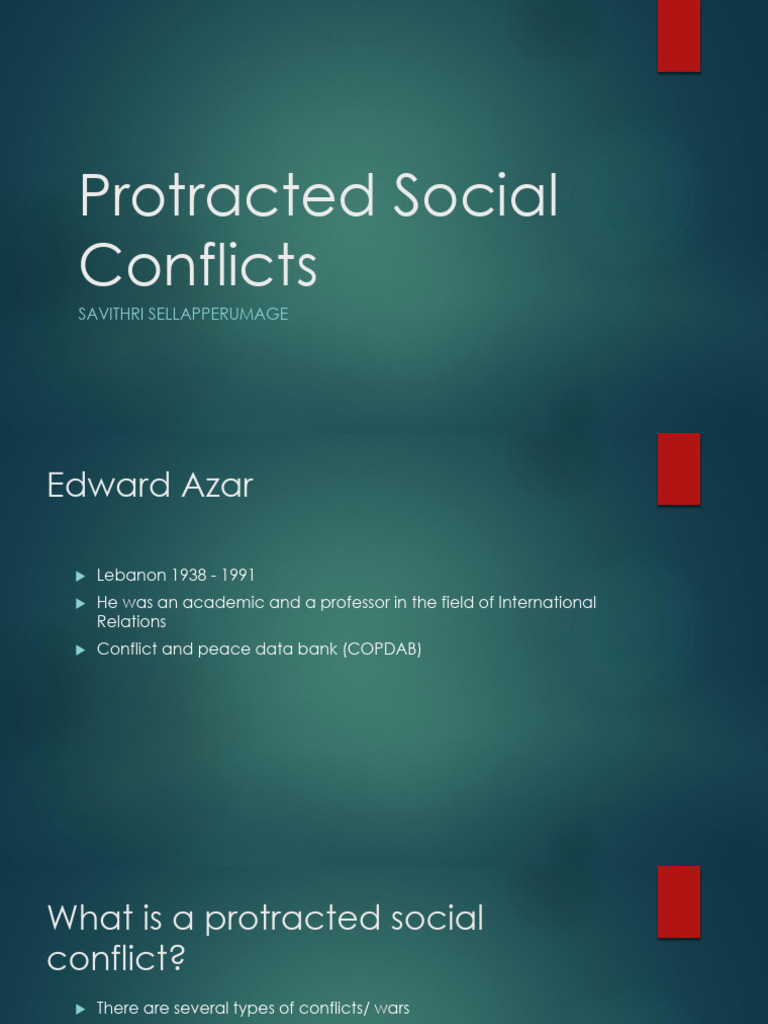 Protracted Social Conflicts | PDF | Aggression | Liberal Arts Education