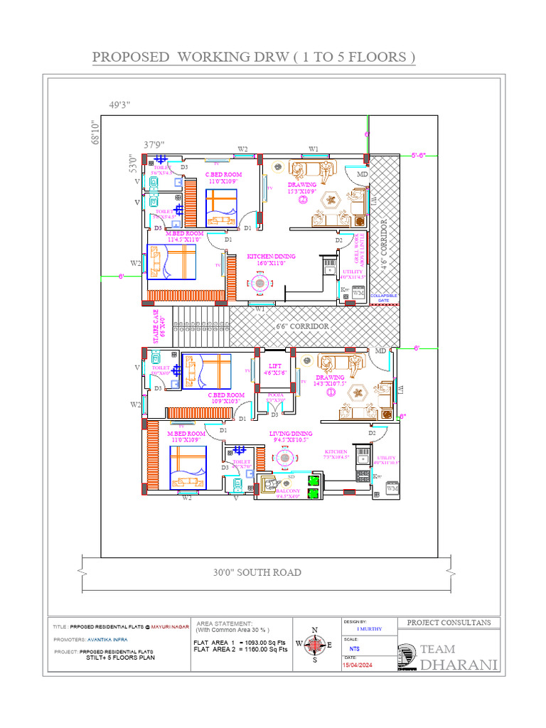 Plot 183 Mayurinagar Ploor Flan DWG 15.04.2024 | PDF