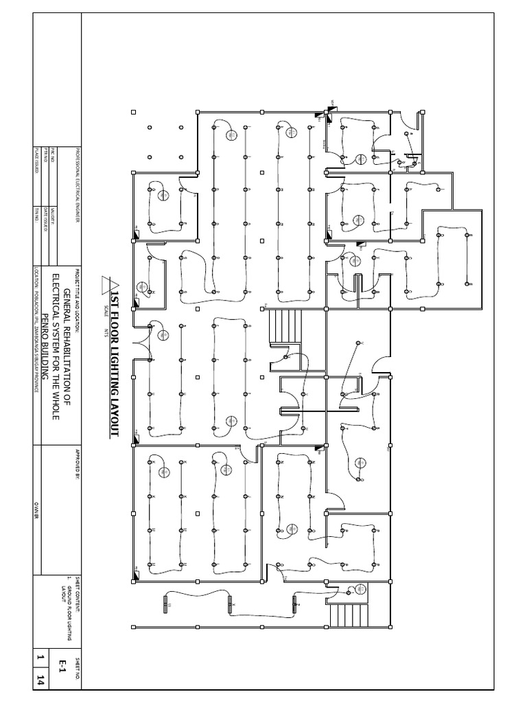 Electrical Lighting Layout Plan | PDF