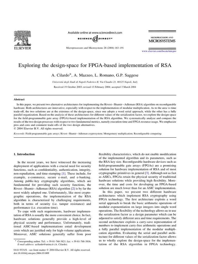 Exploring The Design Space For FPGA Base | PDF | Field Programmable ...