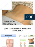 INSPECCIÓN y Palpacion Del Abdomen