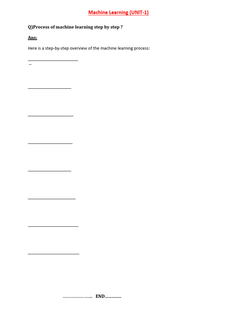 Step-by-Step Machine Learning Guide | PDF | Machine Learning | Deep ...