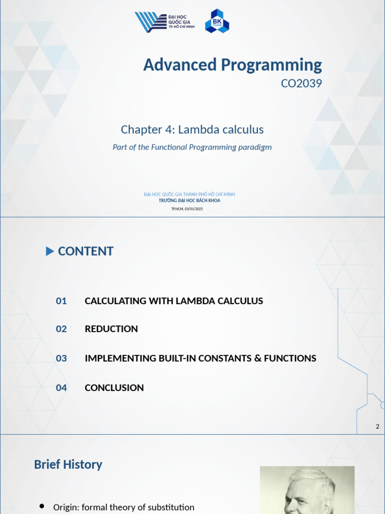 Lambda Calculus in Functional Programming | PDF | Functional ...
