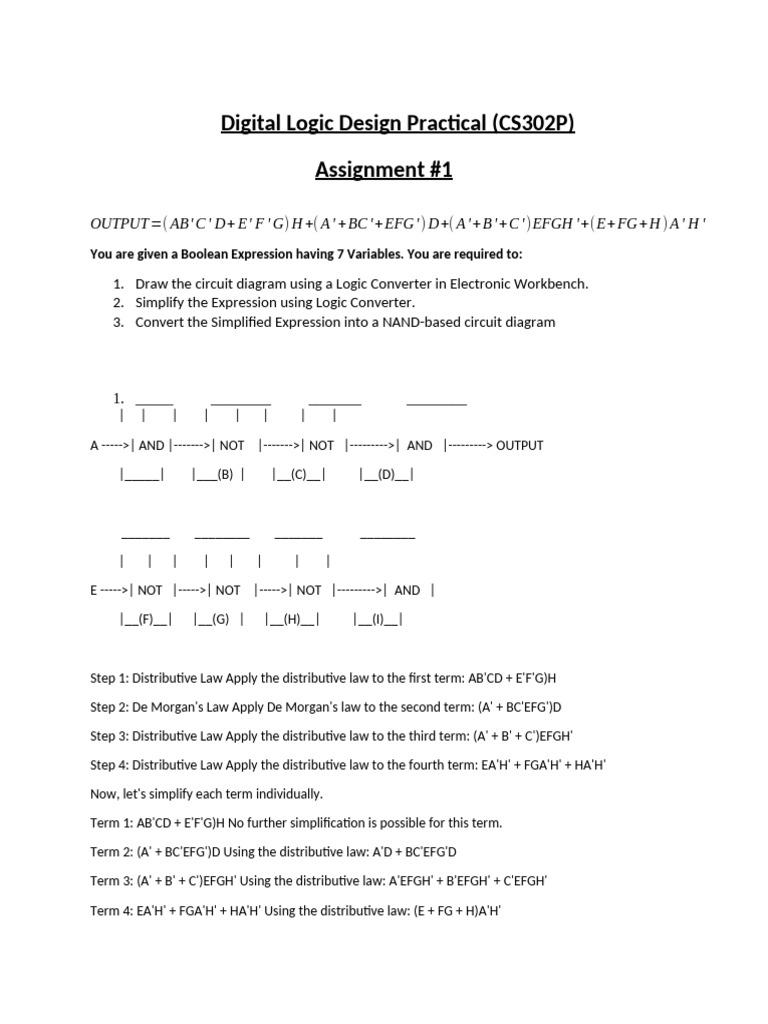 Digital Logic Design Practical | PDF | Electronic Design | Electronics