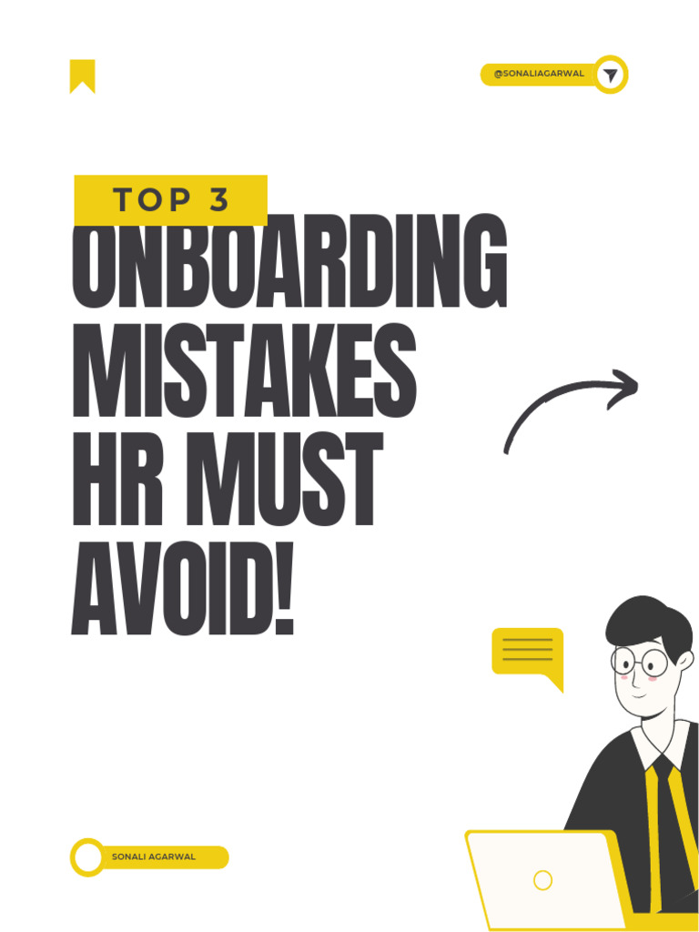 Top 3 Onboarding Mistakes To Avoid | PDF