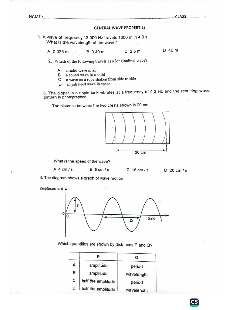 Wave Exercise | PDF