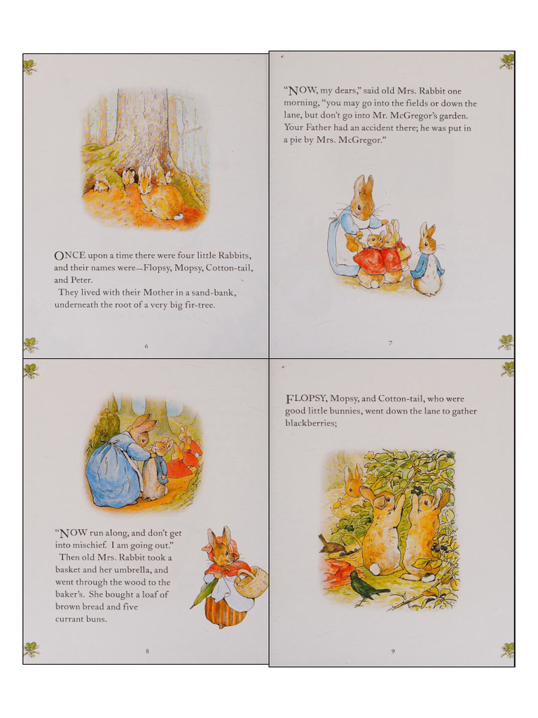 Tale of Peter Rabbit by Beatrix Potter concise | PDF | Peter Rabbit