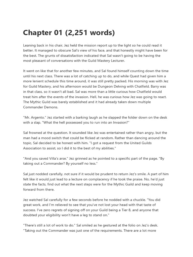 Chapter 01 (2,251 Words) | PDF