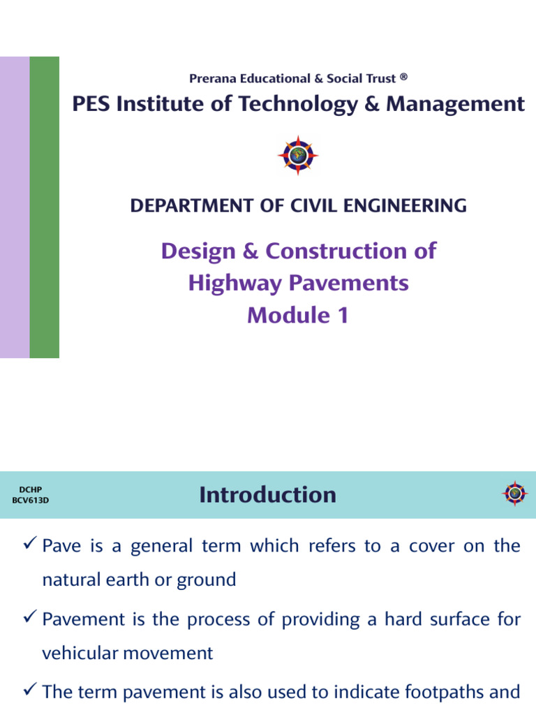 Highway Pavement Design Overview | PDF | Road Surface | Concrete