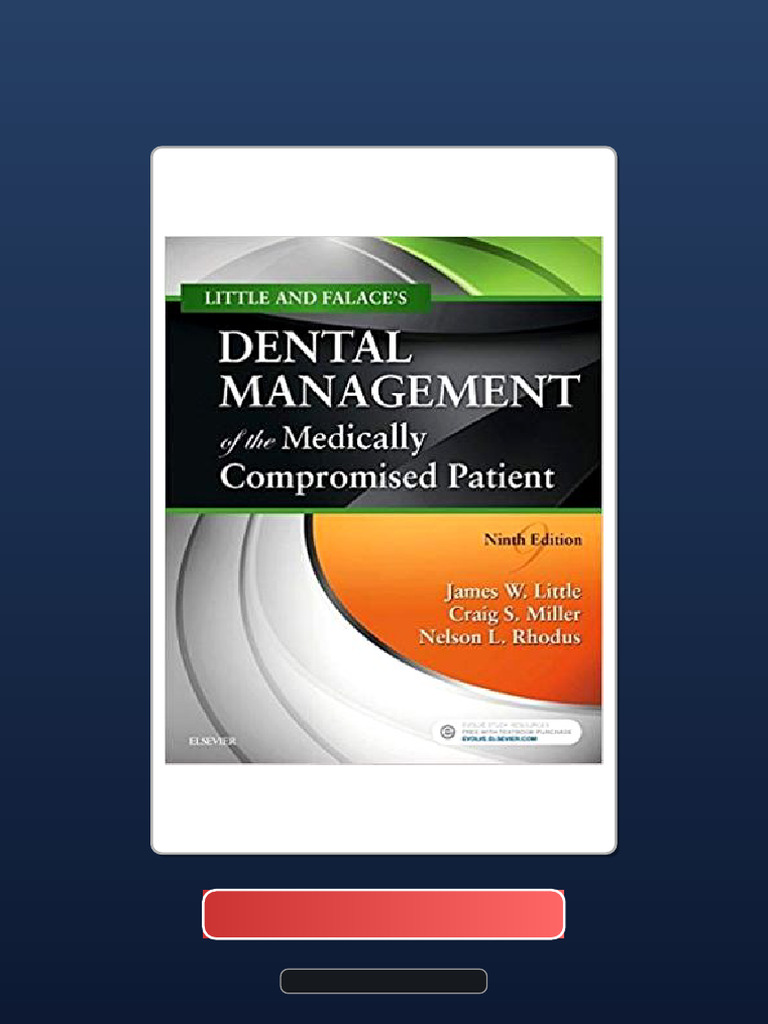 Little and Falaces Dental Management of The Medically Compromised ...