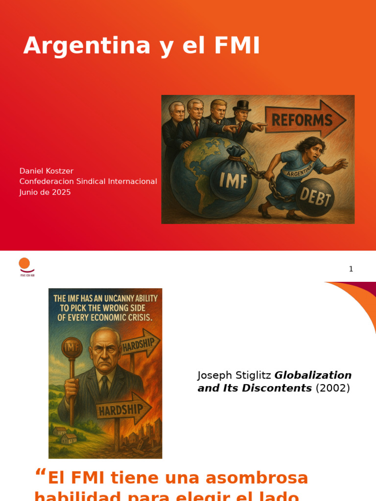Argentina y El FMI v1 | PDF | Países pobres muy endeudados | Finanzas ...