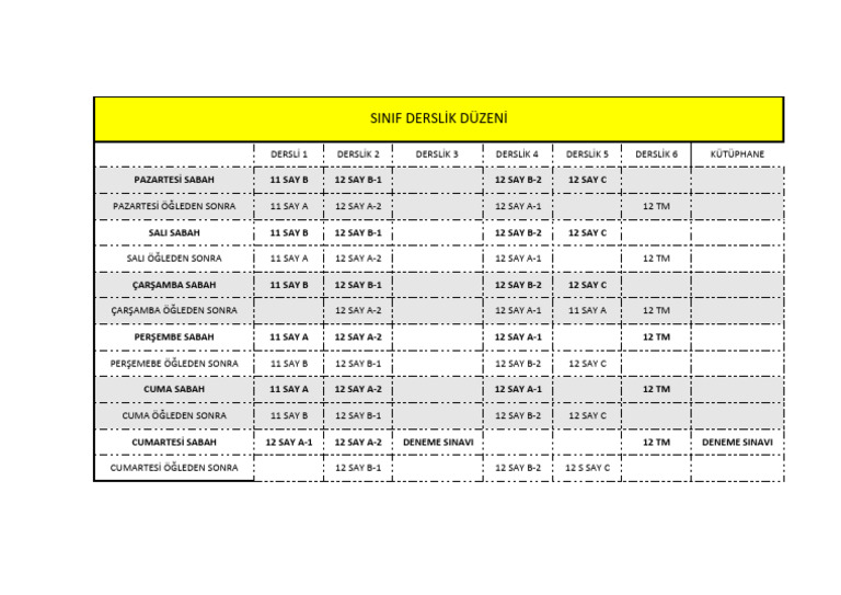 Sinif Düzeni Pdf