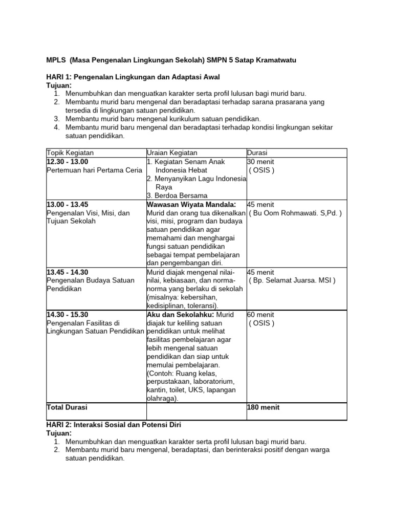 Randown & Bawaaan Mpls Satap 2025 | PDF