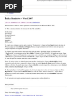 (Índice Remissivo – Word 2007 « Easy Blog)