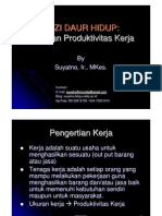 Gizi Dan Produktivitas Kerja