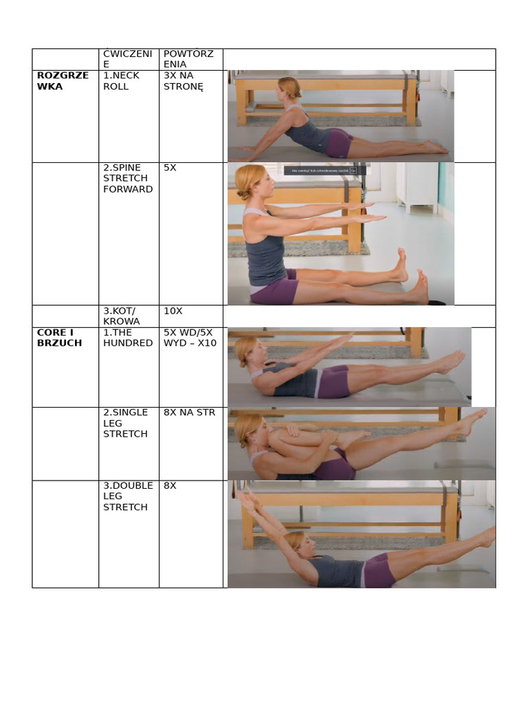 Pilates Plan | PDF