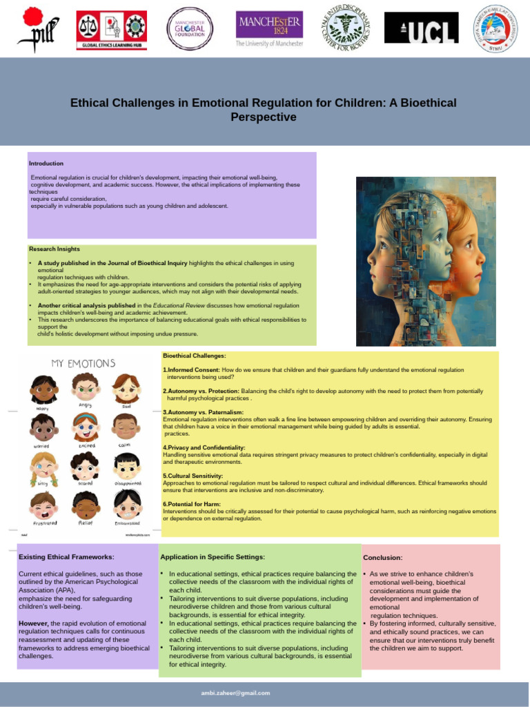 Emotional Regulation in Children | PDF | Bioethics | Emotional Self ...