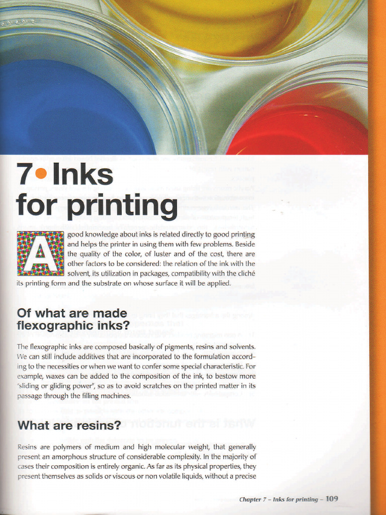 07-Inks For Printing | PDF