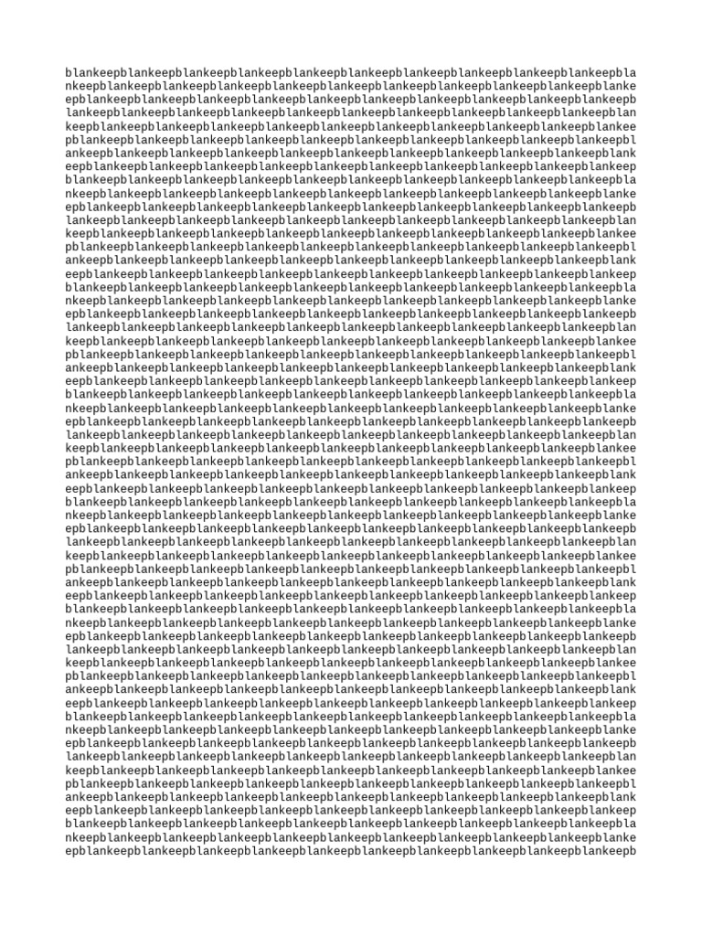 Blank Document Placeholder | PDF
