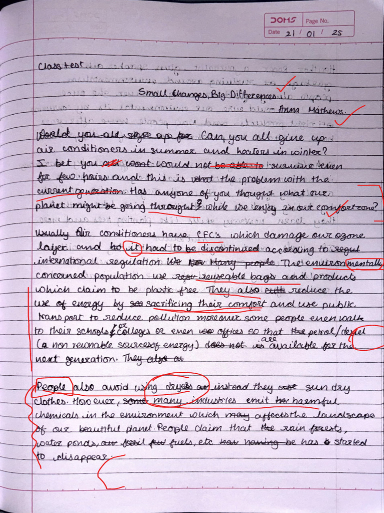 Class Test Magazine Article Yuvika | PDF