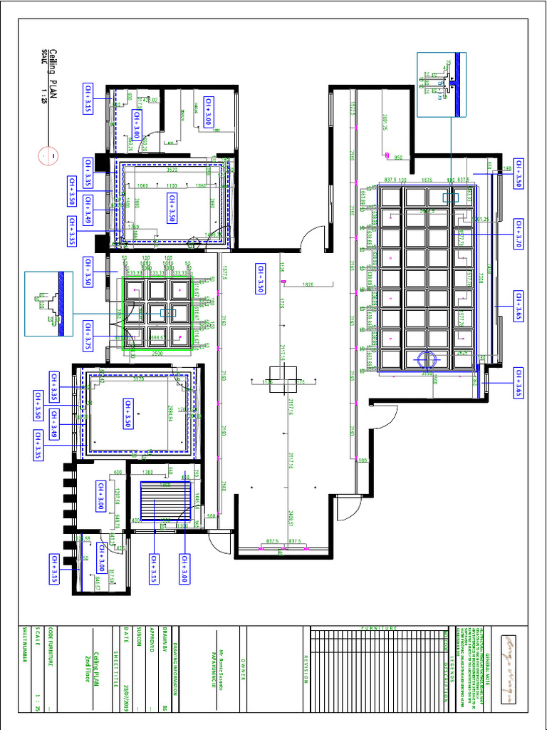 Ceiling Plan - 2nd F | PDF