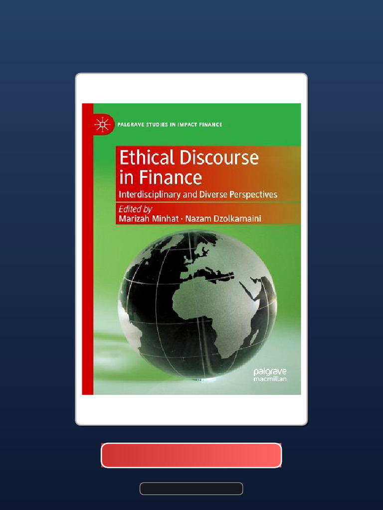 Complete Bundle Ethical Discourse in Finance Interdisciplinary and ...