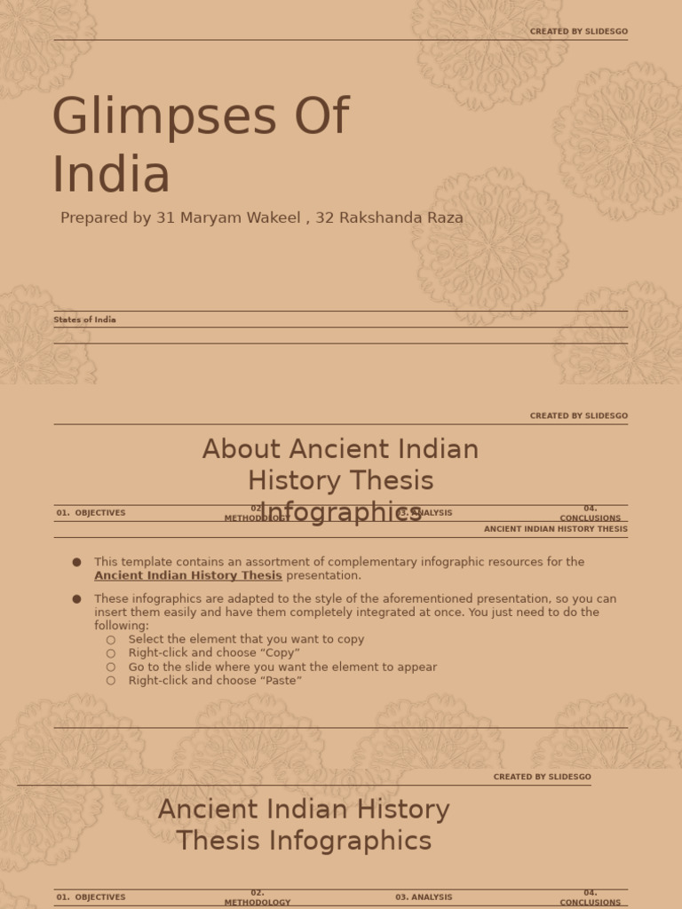 Ancient Indian History Thesis Infographics by Slidesgo | PDF | Planets ...