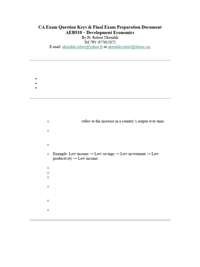 AEB510 QA CA Exam Question Keys and Final Exam Preparation Document ...