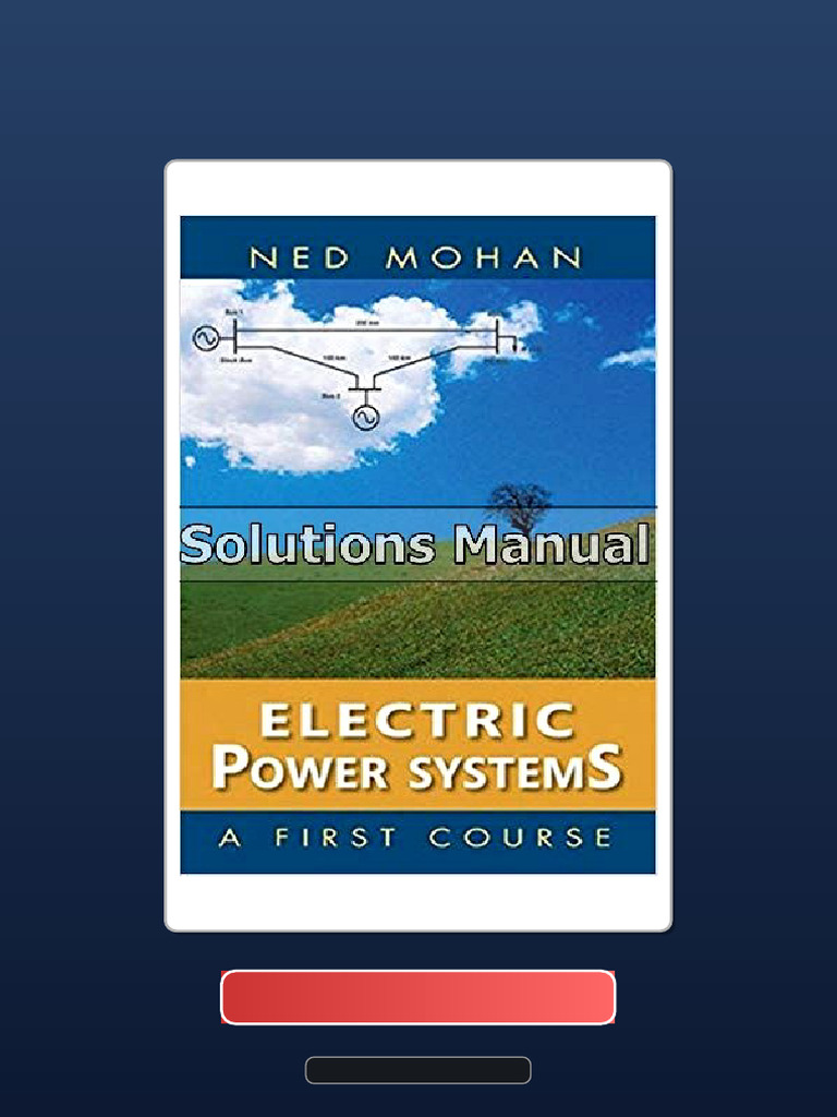 Electric Power Systems A First Course 1st Edition Mohan Digital Access | PDF | Multiple Choice ...