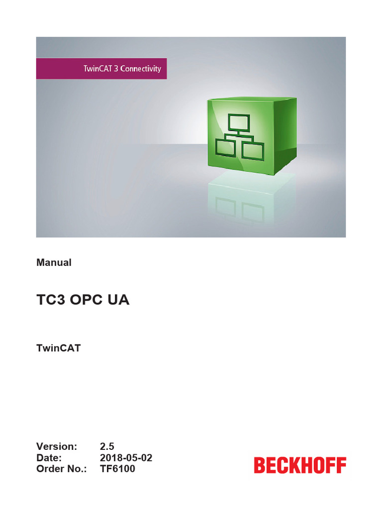 TwinCAT OPC UA Configurator Manual | PDF | Cloud Computing | Server ...