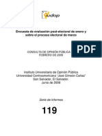 Informe119 - Elecciones 2009